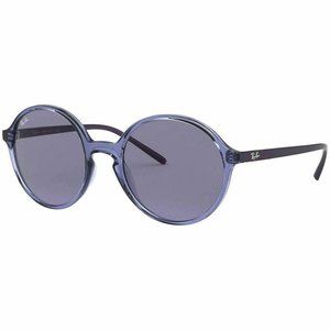 Ray-Ban Round Style Sunglasses W/Blue Classic Lens